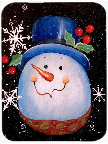 Top Hat Greetings Snowman Glass Cutting Board Large PJC1023LCB