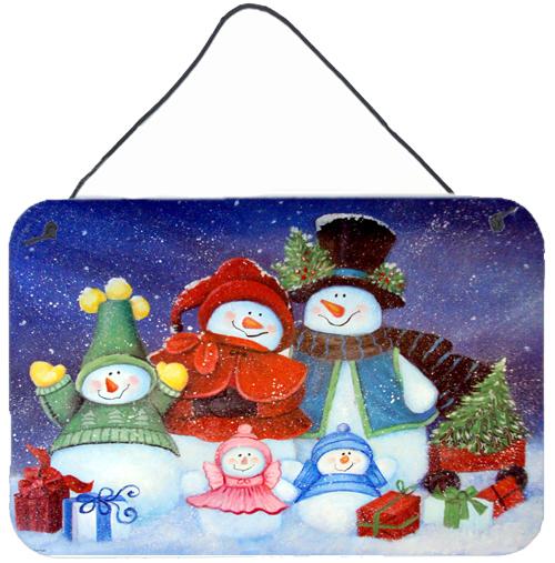 Merry Christmas From Us All Snowman Wall or Door Hanging Prints PJC1080DS812 by Caroline's Treasures