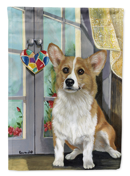 Corgi Suncatcher Flag Garden Size PPP3076GF  the-store.com.