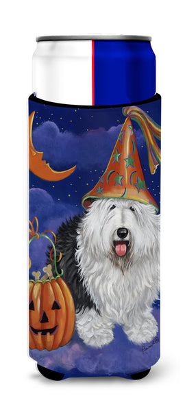 Old English Sheepdog Halloween Ultra Hugger for slim cans PPP3118MUK  the-store.com.