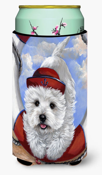 Westie Ahoy Sailor Tall Boy Hugger PPP3197TBC by Caroline's Treasures