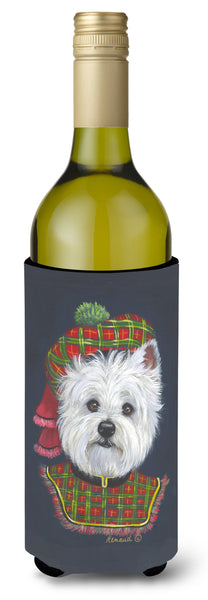 Westie Lad Plaid Wine Bottle Hugger PPP3213LITERK by Caroline's Treasures