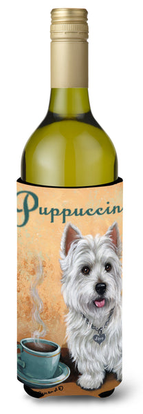 Westie Puppuccino Wine Bottle Hugger PPP3225LITERK by Caroline's Treasures