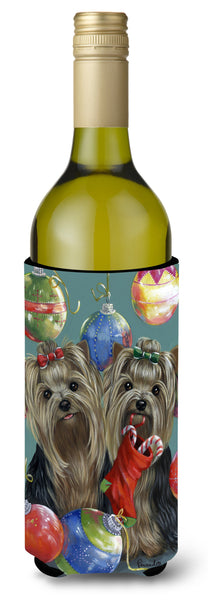 Yorkie Christmas All that Glitters Wine Bottle Hugger PPP3239LITERK by Caroline's Treasures