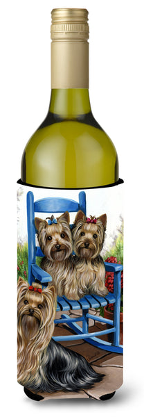 Yorkie Patio Sweethearts Wine Bottle Hugger PPP3242LITERK by Caroline's Treasures