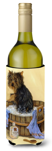 Yorkie Bath Time Wine Bottle Hugger PPP3244LITERK by Caroline's Treasures