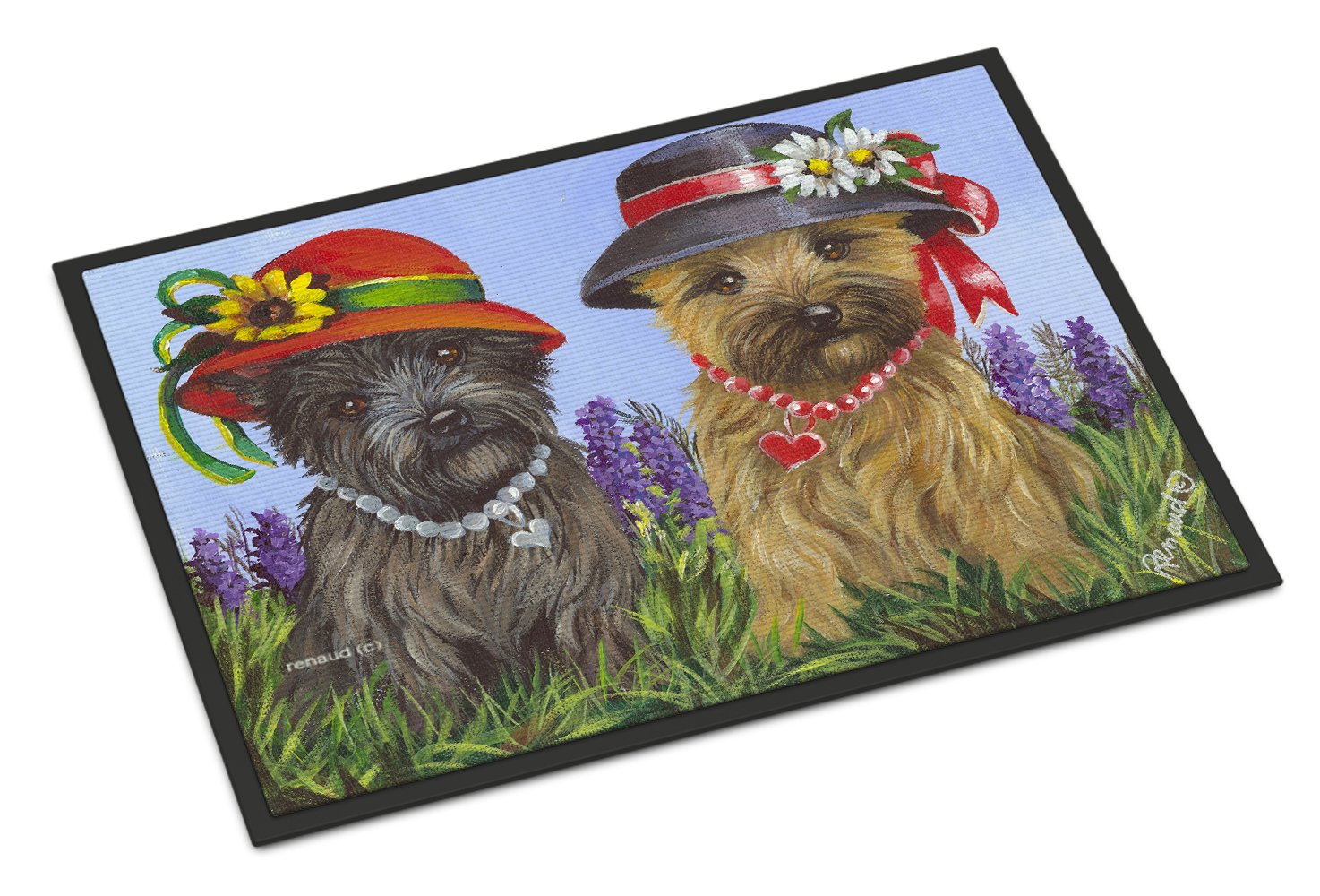 Cairn Terrier Sisters Indoor or Outdoor Mat 24x36 PPP3254JMAT