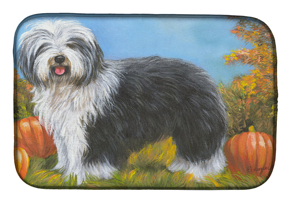 Old English Sheepdog Ocotoberfest Dish Drying Mat PPP3265DDM  the-store.com.