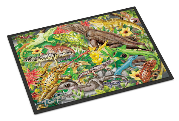 Lizard Jungle Indoor or Outdoor Mat 24x36 PRS4047JMAT by Caroline's Treasures