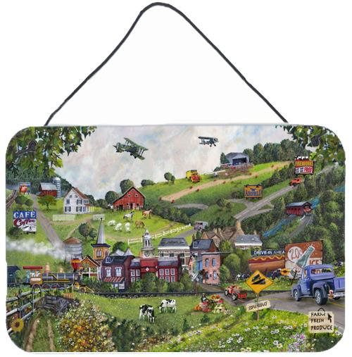 Summer in Small Town USA Wall or Door Hanging Prints by Caroline's Treasures