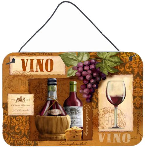 Vino Wine Wall or Door Hanging Prints by Caroline's Treasures