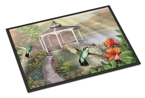 Garden Gazebo Hummingbird Duo Indoor or Outdoor Mat 18x27 PTW2053MAT - the-store.com