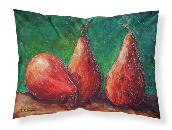 Pears Moisture wicking Fabric standard pillowcase by Caroline's Treasures