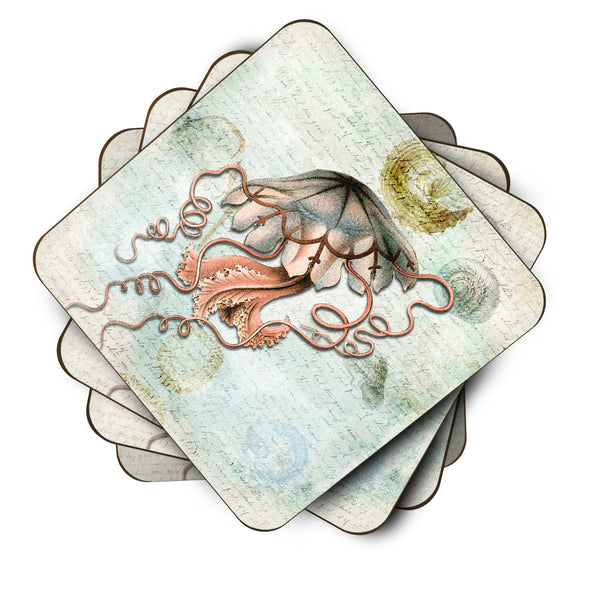 Set of 4 Jellyfish  Foam Coasters - the-store.com