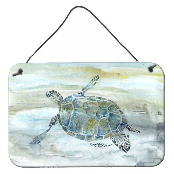 Sea Turtle Watercolor Wall or Door Hanging Prints SC2006DS812 by Caroline's Treasures