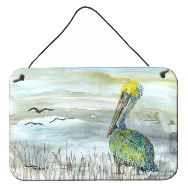 Pelican Watercolor Wall or Door Hanging Prints SC2008DS812 by Caroline's Treasures