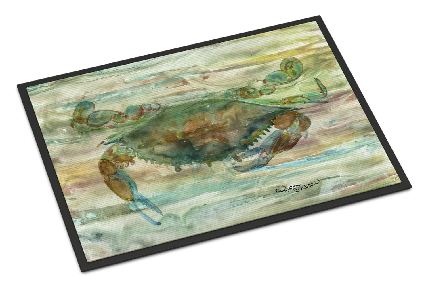 Crab a leg up Sunset Indoor or Outdoor Mat 18x27 SC2015MAT