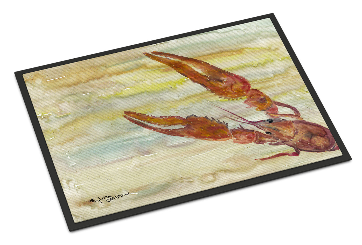 Crawfish Yellow Sky Indoor or Outdoor Mat 18x27 SC2021MAT