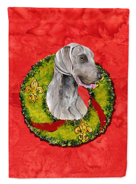 Weimaraner Flag Garden Size.