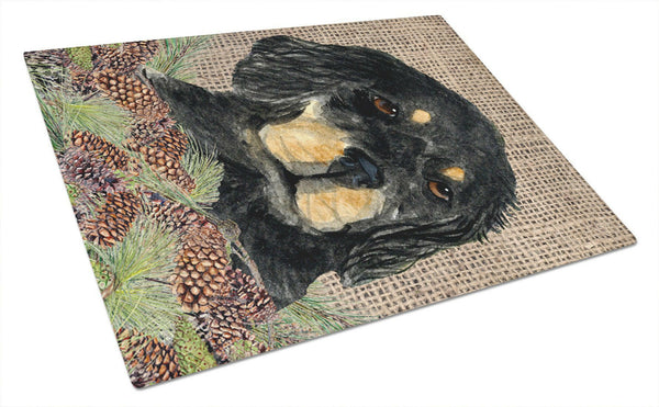 Gordon Setter Glass Cutting Board Large by Caroline's Treasures