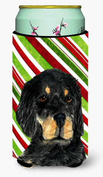 Gordon Setter Candy Cane Holiday Christmas  Tall Boy Beverage Insulator Beverage Insulator Hugger by Caroline's Treasures