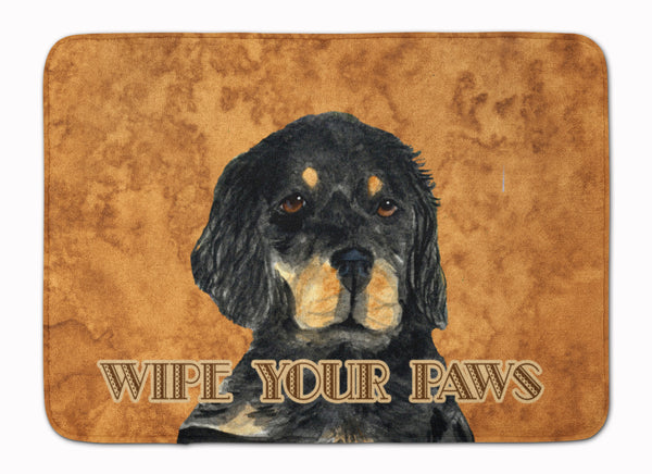 Gordon Setter Wipe your Paws Machine Washable Memory Foam Mat SS4885RUG - the-store.com