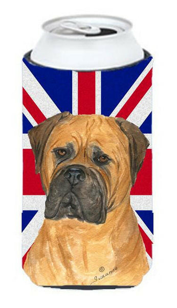 Bullmastiff with English Union Jack British Flag Tall Boy Beverage Insulator Hugger SS4959TBC by Caroline's Treasures