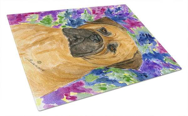 Bullmastiff Glass Cutting Board Large by Caroline's Treasures