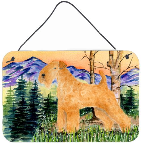 Lakeland Terrier Indoor Aluminium Metal Wall or Door Hanging Prints by Caroline's Treasures