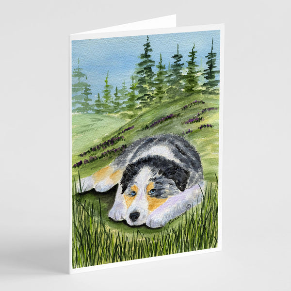 Buy this Australian Shepherd Greeting Cards and Envelopes Pack of 8