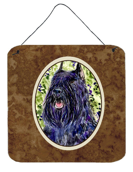 Bouvier des Flandres Aluminium Metal Wall or Door Hanging Prints by Caroline's Treasures