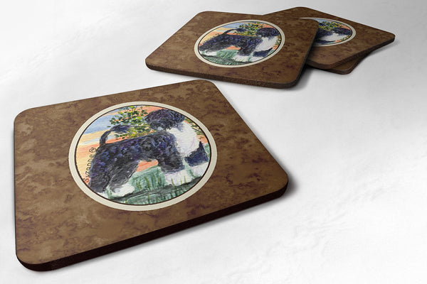 Set of 4 Portuguese Water Dog Foam Coasters - the-store.com