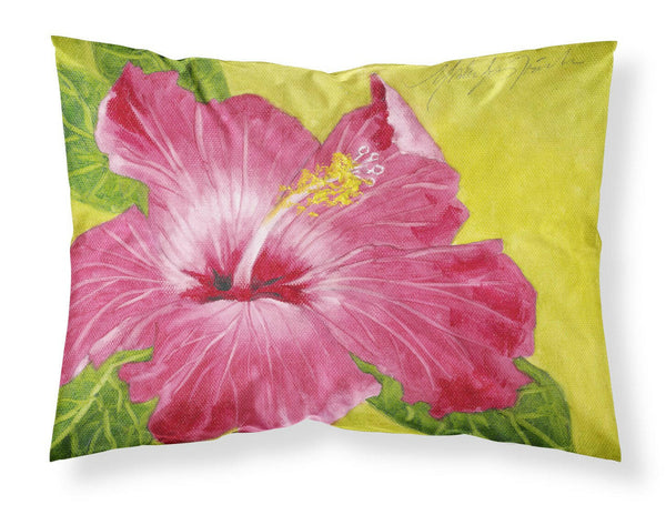 Hot Pink Hibiscus by Malenda Trick Fabric Standard Pillowcase TMTR0317PILLOWCASE by Caroline's Treasures