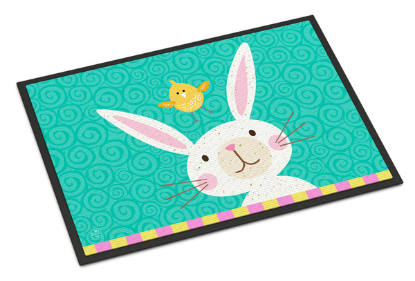 Happy Easter Rabbit Indoor or Outdoor Mat 18x27 VHA3032MAT - the-store.com