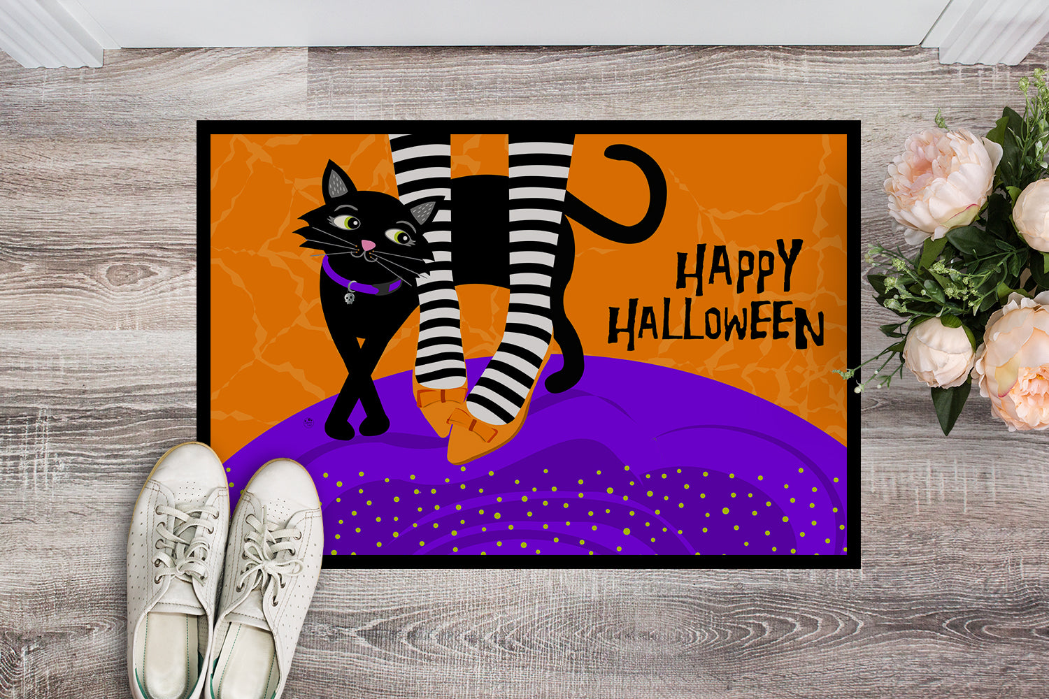 Halloween Witches Feet Indoor or Outdoor Mat 18x27 VHA3038MAT