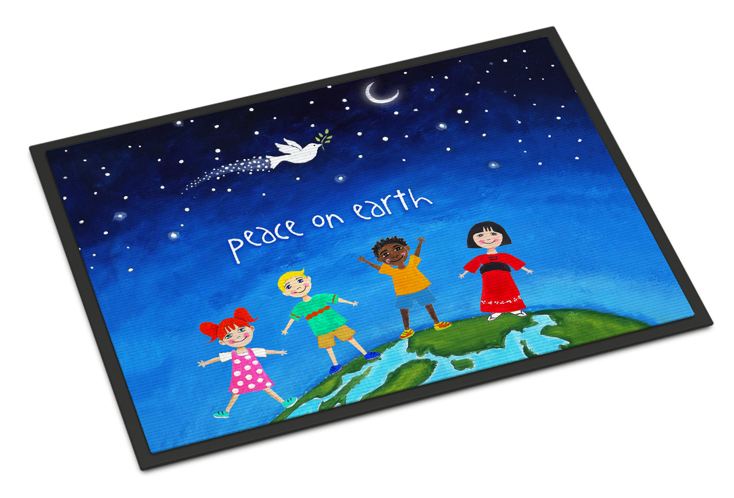 Peace on Earth Indoor or Outdoor Mat 18x27 VHA3039MAT