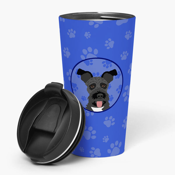 Buy this Schnauzer Black #3  Stainless Steel 16 oz  Tumbler