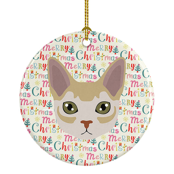 Buy this Singapura Cat Christmas Ceramic Ornament