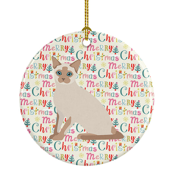 Buy this Tonkinese Cat Christmas Ceramic Ornament