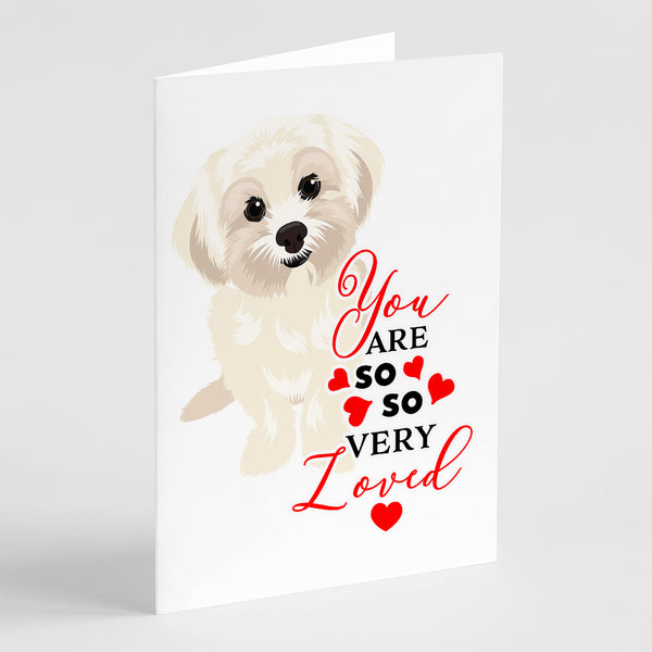 Buy this Shih-Tzu Gold #4 so Loved Greeting Cards and Envelopes Pack of 8