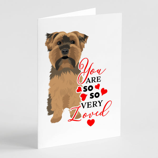 Buy this Yorkie Chocolate #1 so Loved Greeting Cards and Envelopes Pack of 8