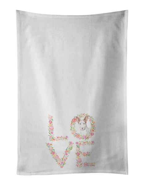 Buy this Ibizan Hound #1 LOVE White Kitchen Towel Set of 2