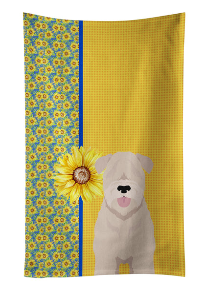 Buy this Summer Sunflowers Soft Coated Wheaten Terrier Kitchen Towel