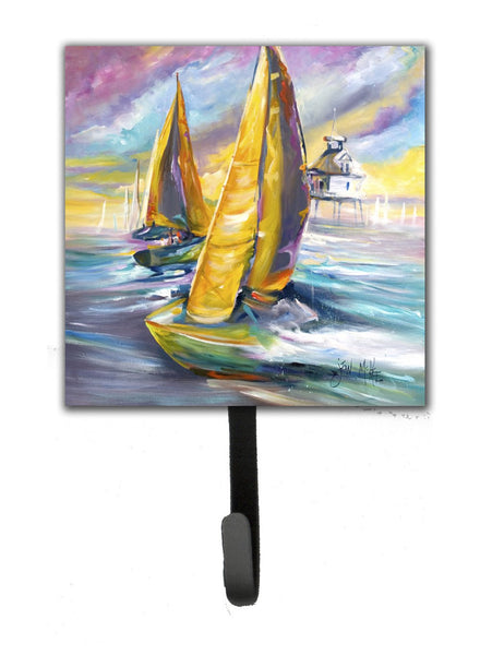 Middle Bay Lighthouse Sailboats Leash or Key Holder JMK1234SH4 by Caroline's Treasures