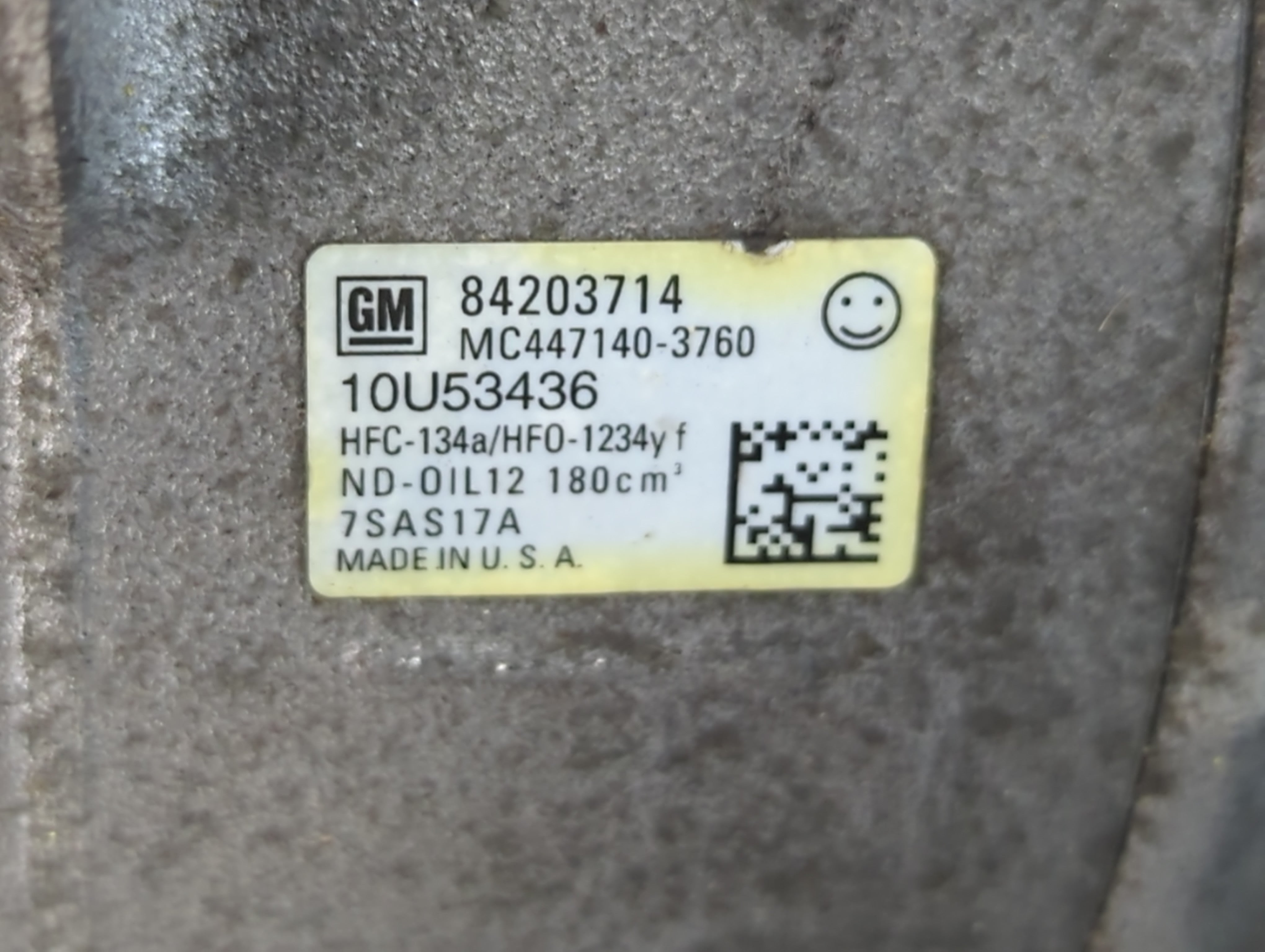 2014 Chevrolet Silverado 1500 Air Conditioning A/c Ac Compressor Oem - Oemusedautoparts1.com
