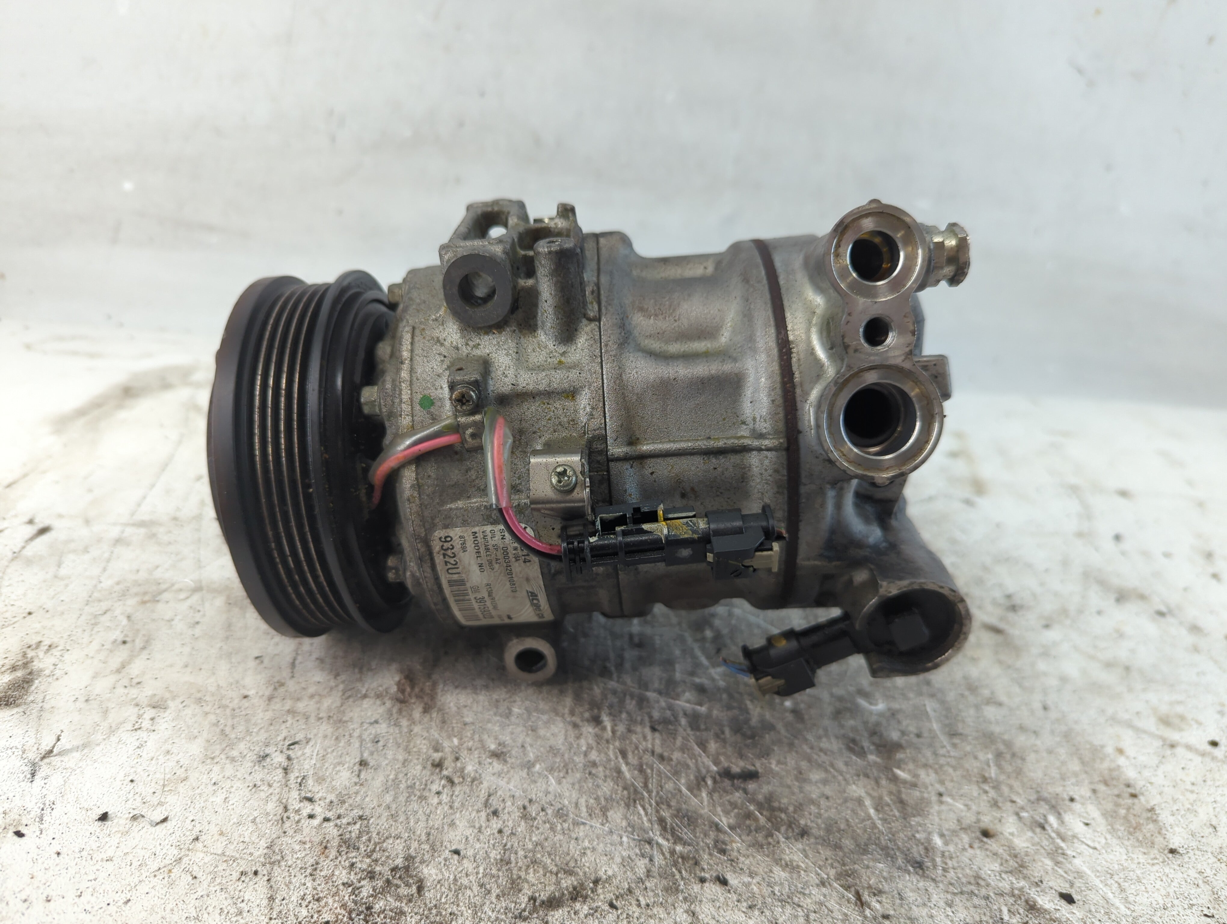 2019-2019 Chevrolet Cruze Air Conditioning A/c Ac Compressor Oem - Oemusedautoparts1.com
