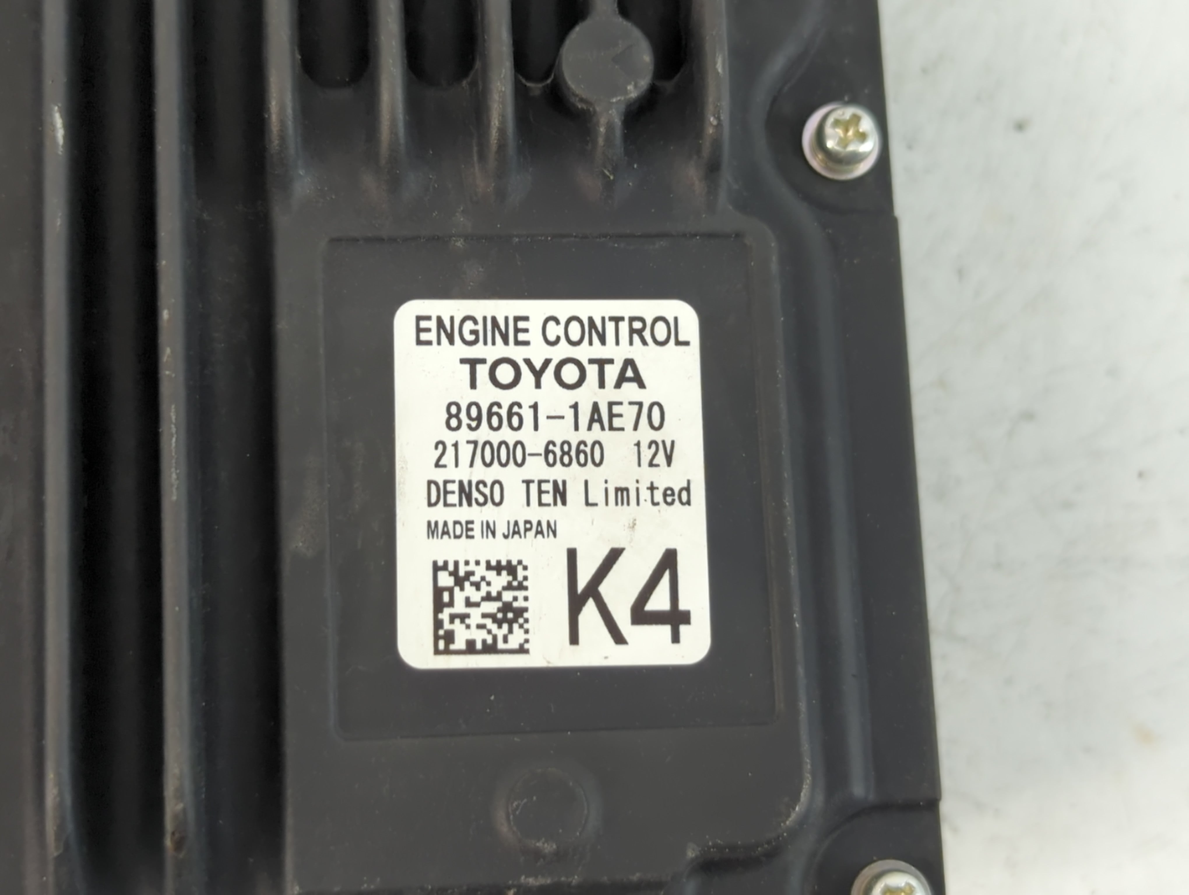 2022 Toyota Corolla PCM Engine Control Computer ECU ECM PCU OEM P/N:89661-1AE70 Fits OEM Used Auto Parts - Oemusedautoparts1.com