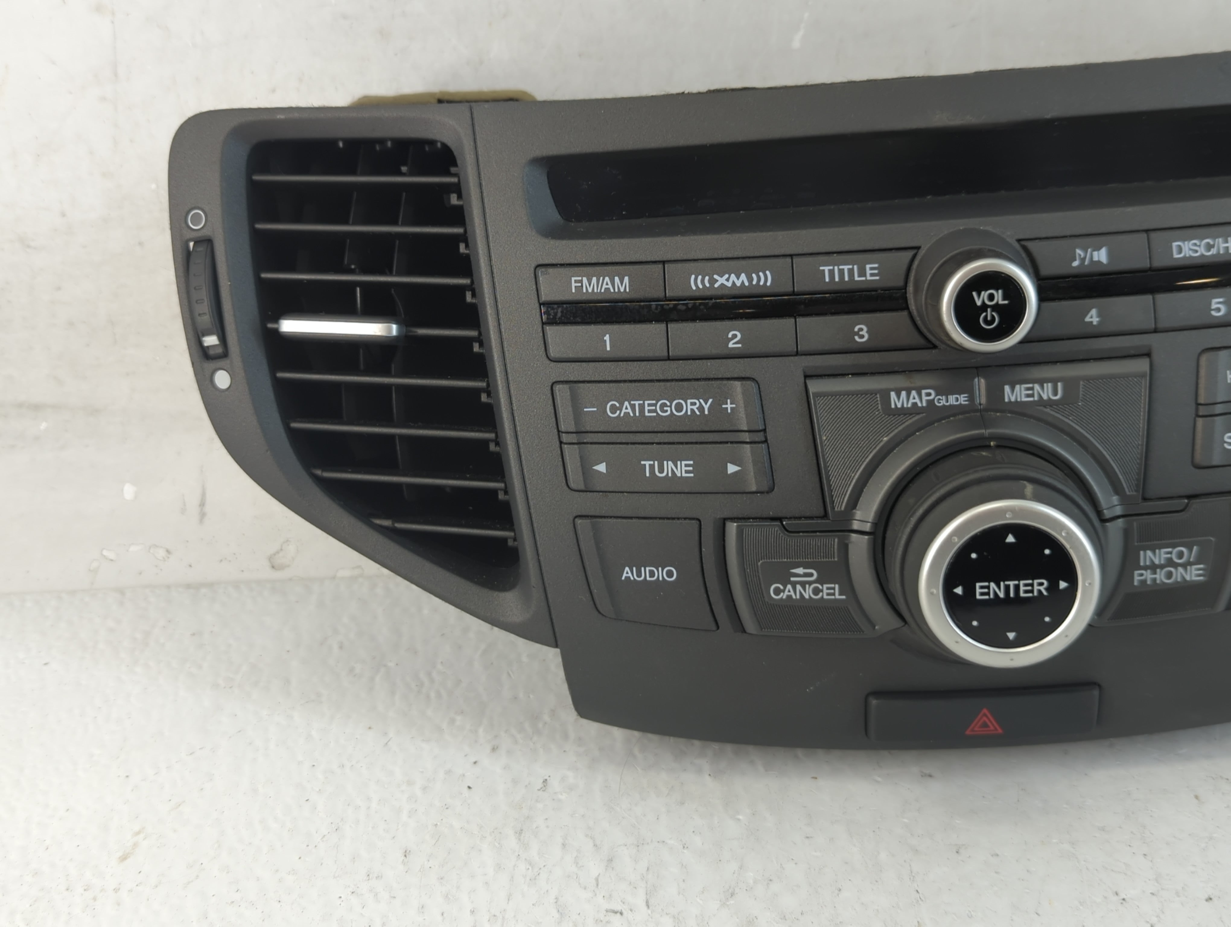 2011-2014 Acura Tsx Radio AM FM Cd Player Receiver Replacement P/N:39050-TL7-A01 Fits Fits 2011 2012 2013 2014 OEM Used Auto Parts - Oemusedautoparts1.com