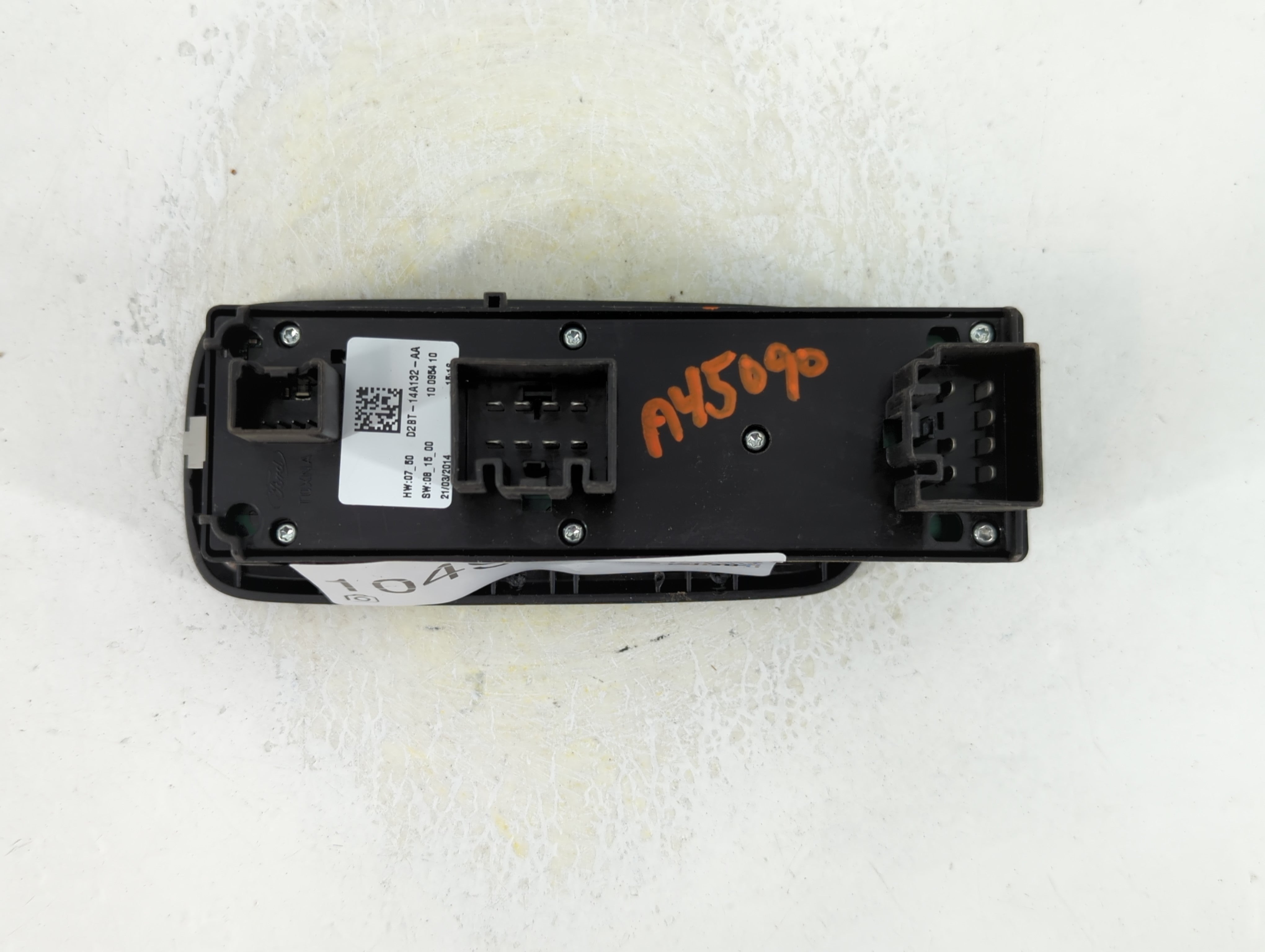 2014-2019 Ford Fiesta Master Power Window Switch Replacement Driver Side Left P/N:D2BT-14A132-AA Fits OEM Used Auto Parts - Oemusedautoparts1.com