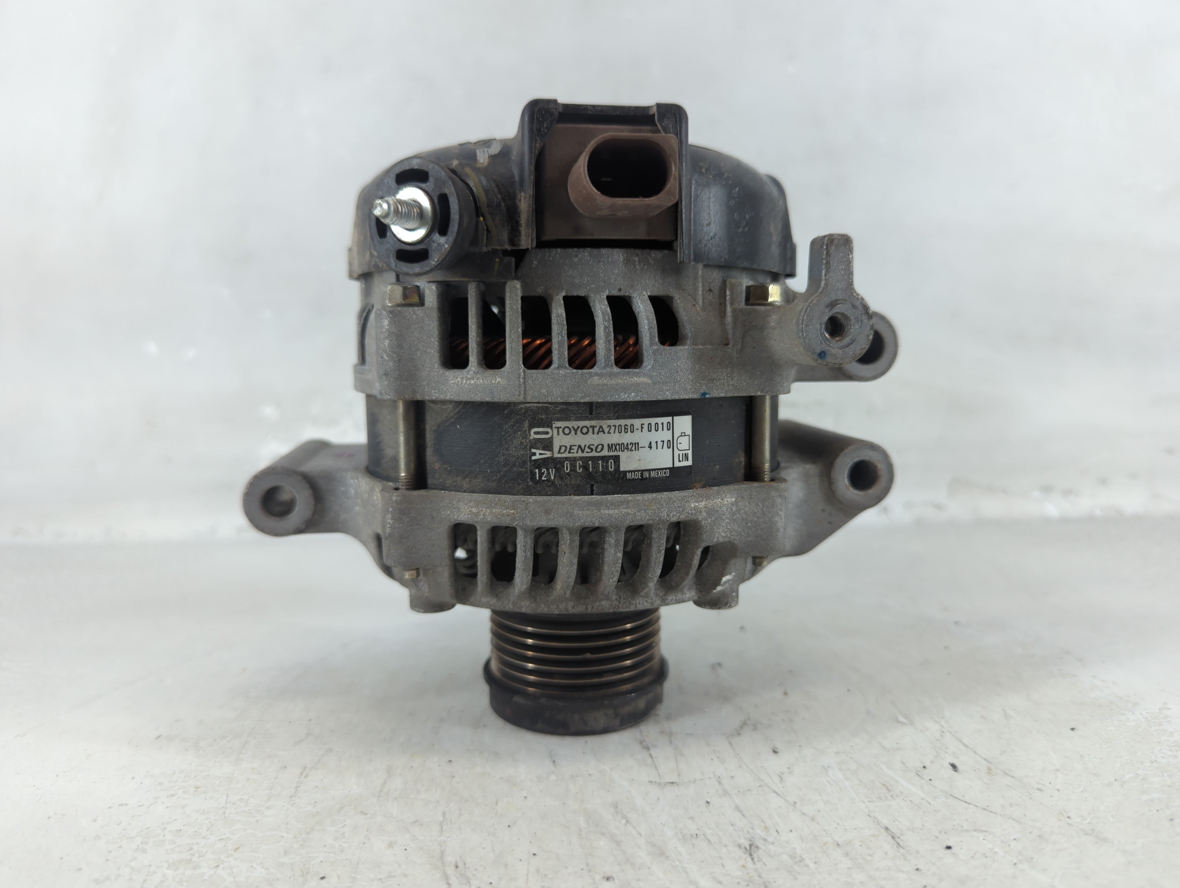 2018-2022 Toyota Camry Alternator Replacement Generator Charging Assembly Engine OEM P/N:MX104211-4170 27060-F0010 Fits OEM Used Auto Parts - Oemusedautoparts1.com